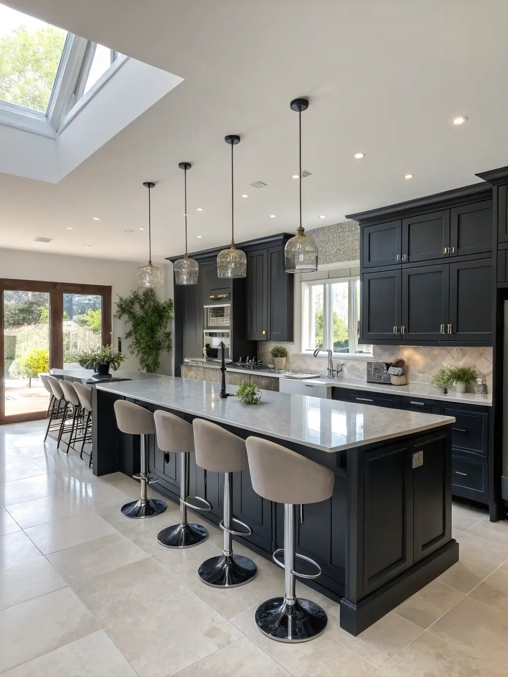 A beautifully renovated kitchen showcasing modern design and functionality, highlighting MPU Construction Group's expertise in residential renovations.